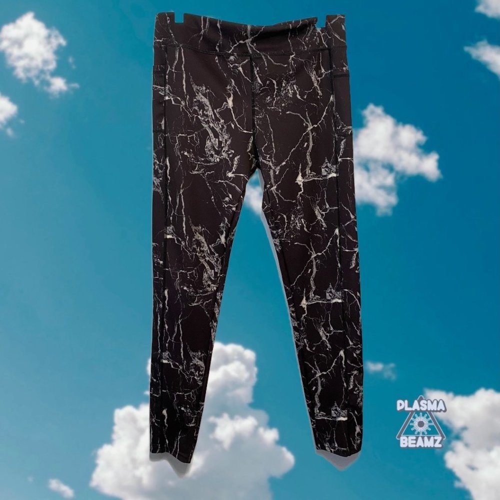 zone pro Marble Yoga Pants with Pockets L